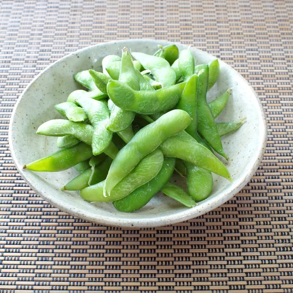 Green soy beans — Stock Photo, Image