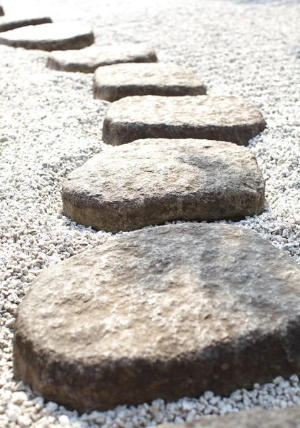 Zen stone path — Stock Photo, Image