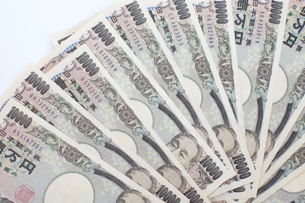 Japanese yen notes — Stock Photo, Image