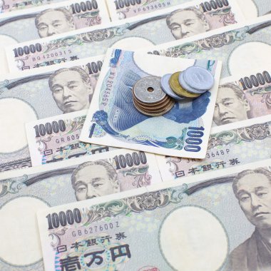 Japonca yen notları.