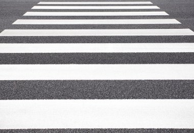 Zebra geçiş boş Sokağı'ndan