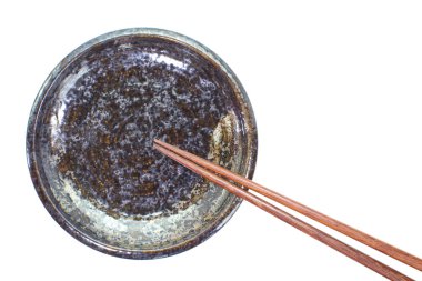 ahşap çubuklar ve siyah seramik kaplama