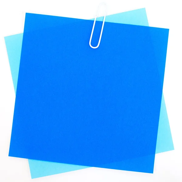 Blue Stickers note — Stock Photo, Image