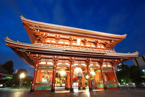 Pagode vermelho japonês, Tóquio — Fotografia de Stock