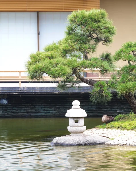 그린 일본 정원 — 스톡 사진