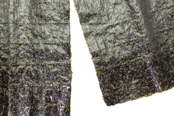 Kilka paski suszone wodorosty arkuszy — Zdjęcie stockowe