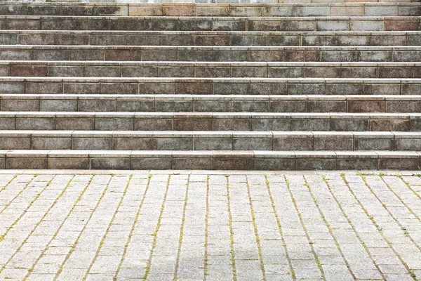Eski gri merdiven beton — Stok fotoğraf