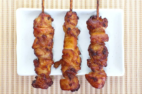 Chicken satay — Stock Photo, Image