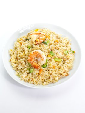 Kızarmış karides.