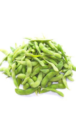 Yeşil soya fasulye haşlanmış edamame,