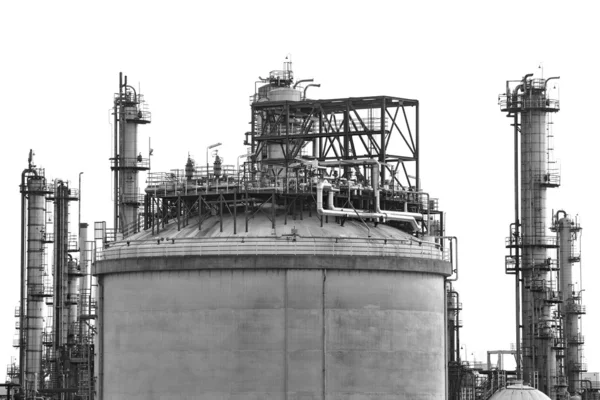 Petrochemische fabrieken — Stockfoto