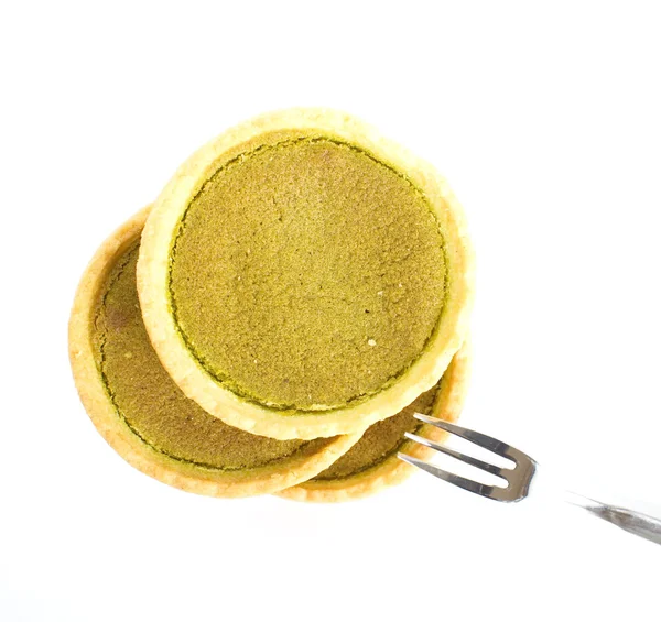 Sobremesa tortas de chá verde — Fotografia de Stock