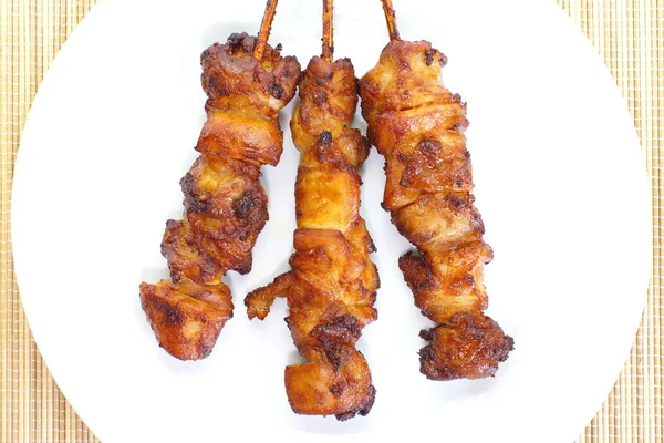 Satay di pollo — Foto Stock