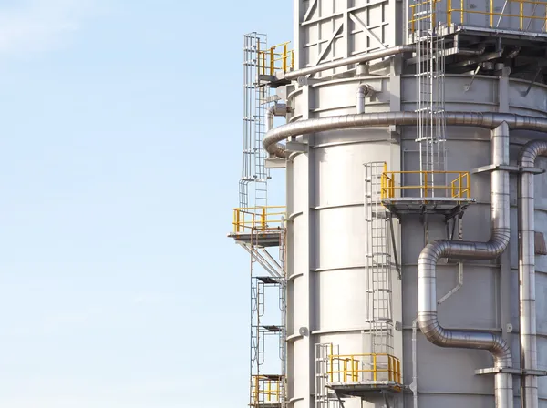 Instalação industrial petroquímica — Fotografia de Stock