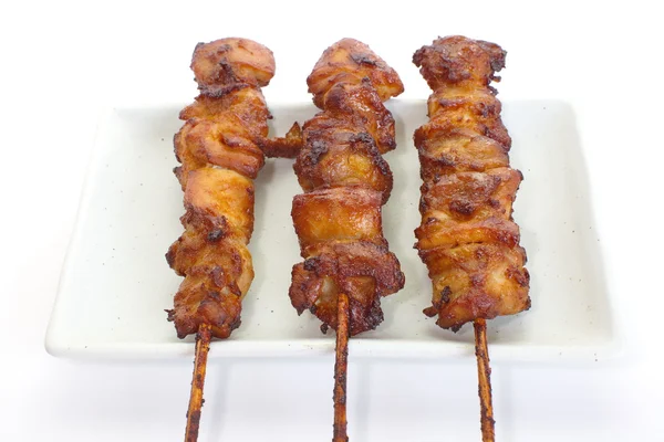 Chicken satay — Stock Photo, Image