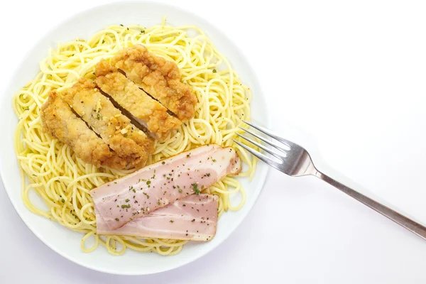 Espaguetis carbonara —  Fotos de Stock