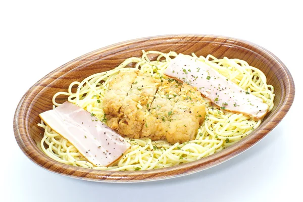 Carbonara spaghetti — Photo