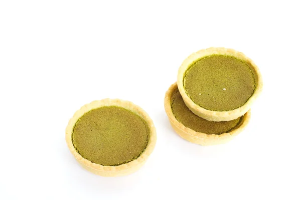 Tartas de té verde postre — Foto de Stock