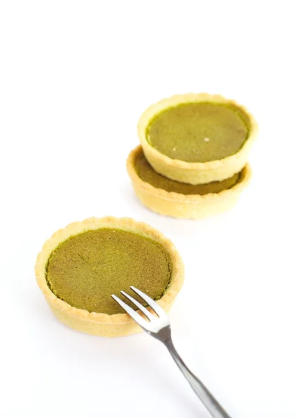 Desszert zöld tea torták — Stock Fotó