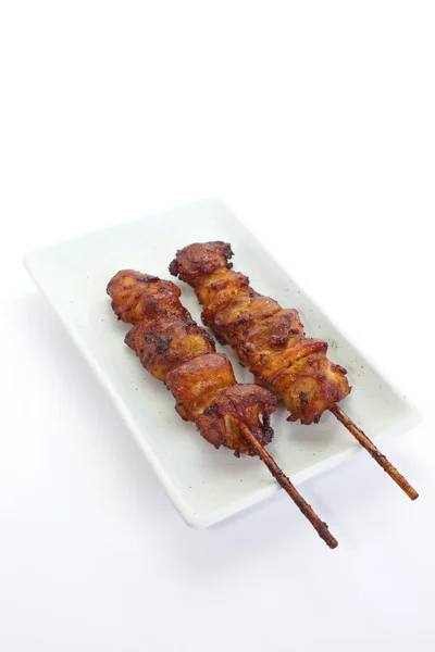 Chicken satay — Stock Photo, Image