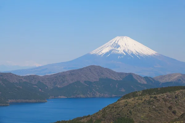 Montaña Fuji y lago Achi — Foto de Stock