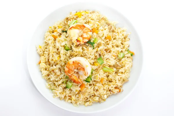 Arroz frito de camarones — Foto de Stock