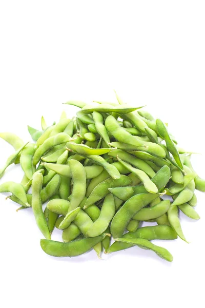 Edamame, gekochte grüne Sojabohnen — Stockfoto