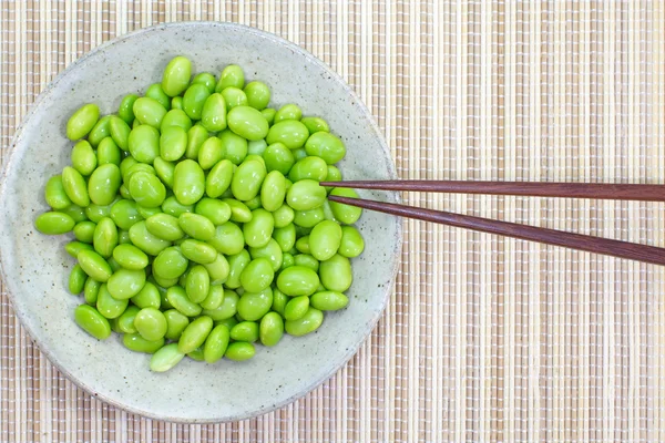 Frijoles de soya Edamame — Foto de Stock