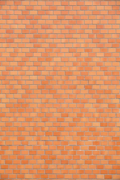 Muro di mattoni arancione — Foto Stock