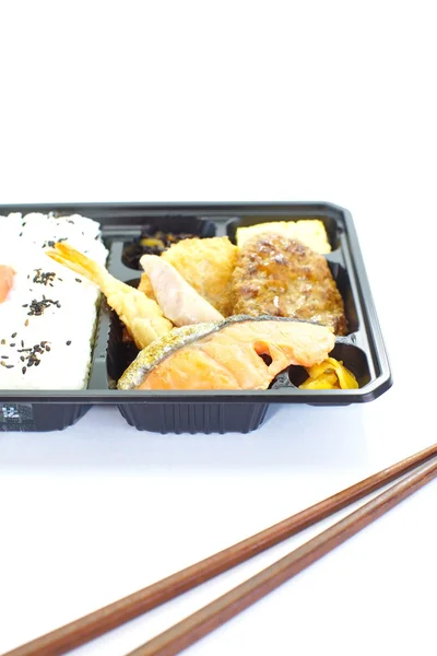 Japanse kant en klare lunchbox — Stockfoto