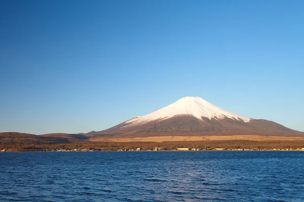 Fuji de montanha e lago — Fotografia de Stock