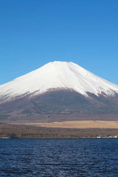 Fuji de montanha e lago — Fotografia de Stock