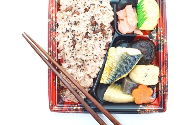 Japanse kant en klare lunchbox, bento — Stockfoto