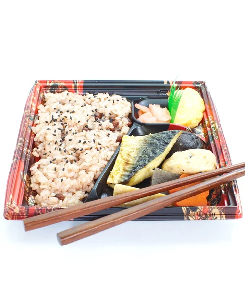 Japanese ready-made lunchbox, Bento — Stock Photo, Image