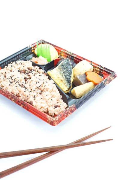Japanese ready-made lunchbox, Bento — Stock Photo, Image