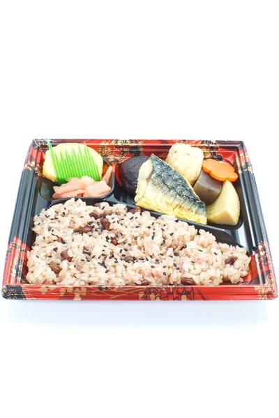 Japonské ready-made lunchbox, bento — Stock fotografie