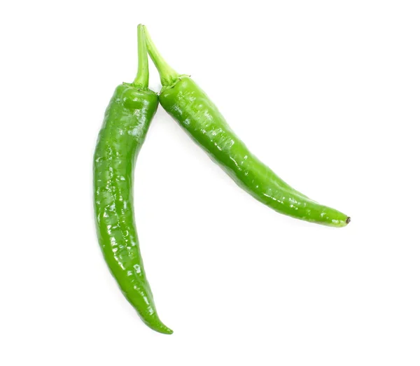 Grüne Chilischote — Stockfoto