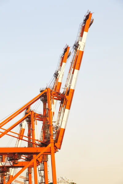 Construction site with crane — Stock Photo, Image