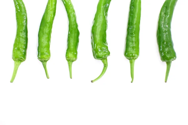 Grüne Chilischote — Stockfoto