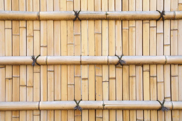 Old bamboo garden screen — Stock Photo, Image