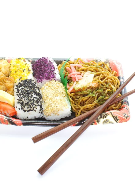 Japanese ready-made lunchbox, Bento — Stock Photo, Image