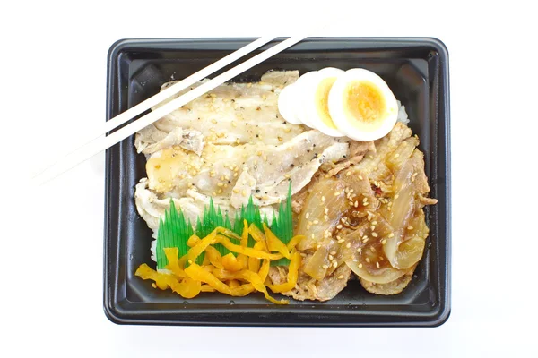 Bento lunchbox Japanse stijl — Stockfoto