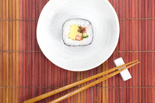Makizushi lahodné sushi roll — Stock fotografie