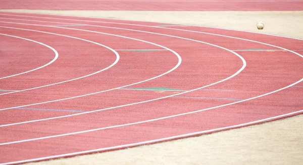 Závodní trať na stadionu — Stock fotografie