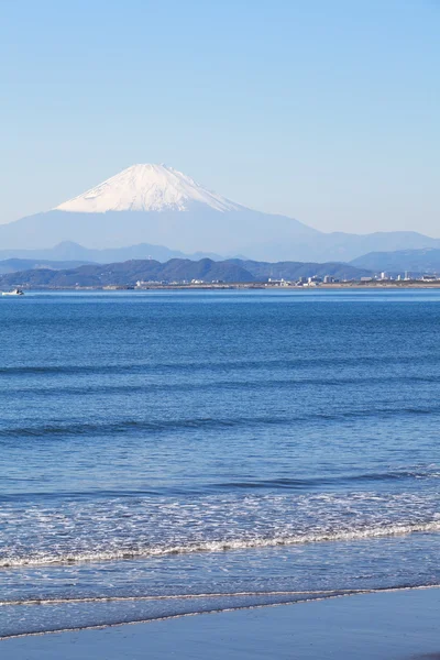 Landskap berg fuji från enoshima, japan — Stockfoto