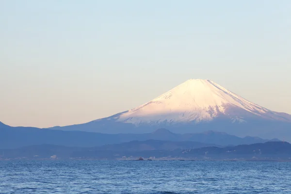 Krajobrazy góry fuji od enoshima, Japonia — Zdjęcie stockowe