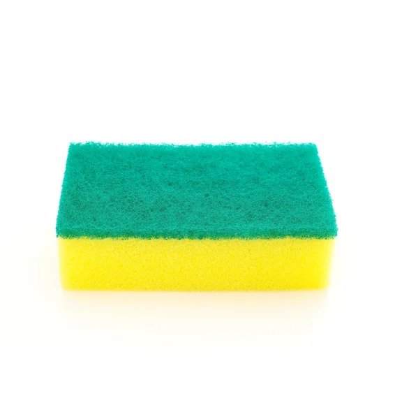 Sponge over white background — Stock Photo, Image