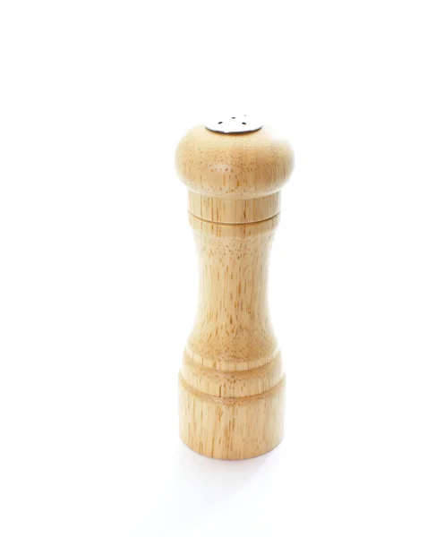 Wood salt shaker Royalty Free Stock Photos