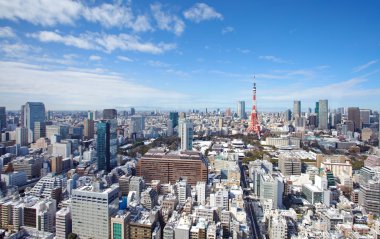 Tokyo, Japonya, tokyo Kulesi manzarası