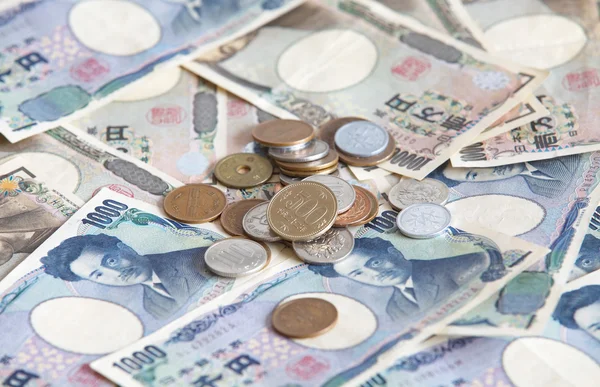 Notas de yen japonés . —  Fotos de Stock